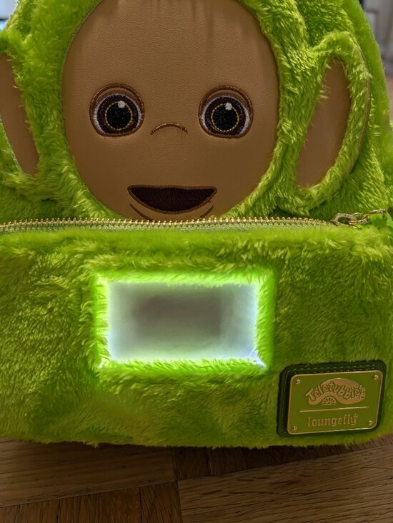 NWT Dipsy Green Teletubby Light up Loungefly backpack main image 5